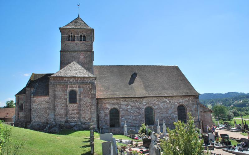 L'église romane de Champ-le-Duc ©LB